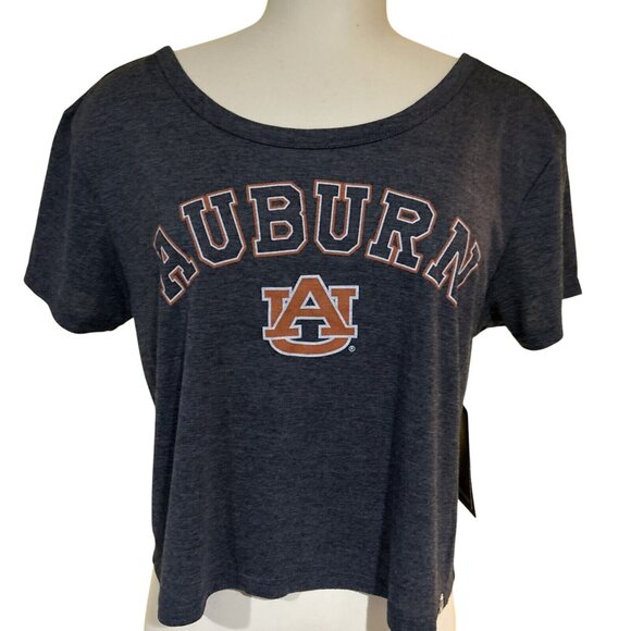 AU Auburn Tigers Ladies Crew Neck Raglan Shirt Medium New Colosseum NCAA - Picture 2 of 5